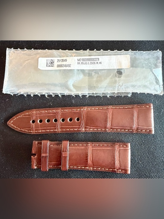 Blancpain Other - Blancpain 42mm villerete strap 23/20mm brown alligator